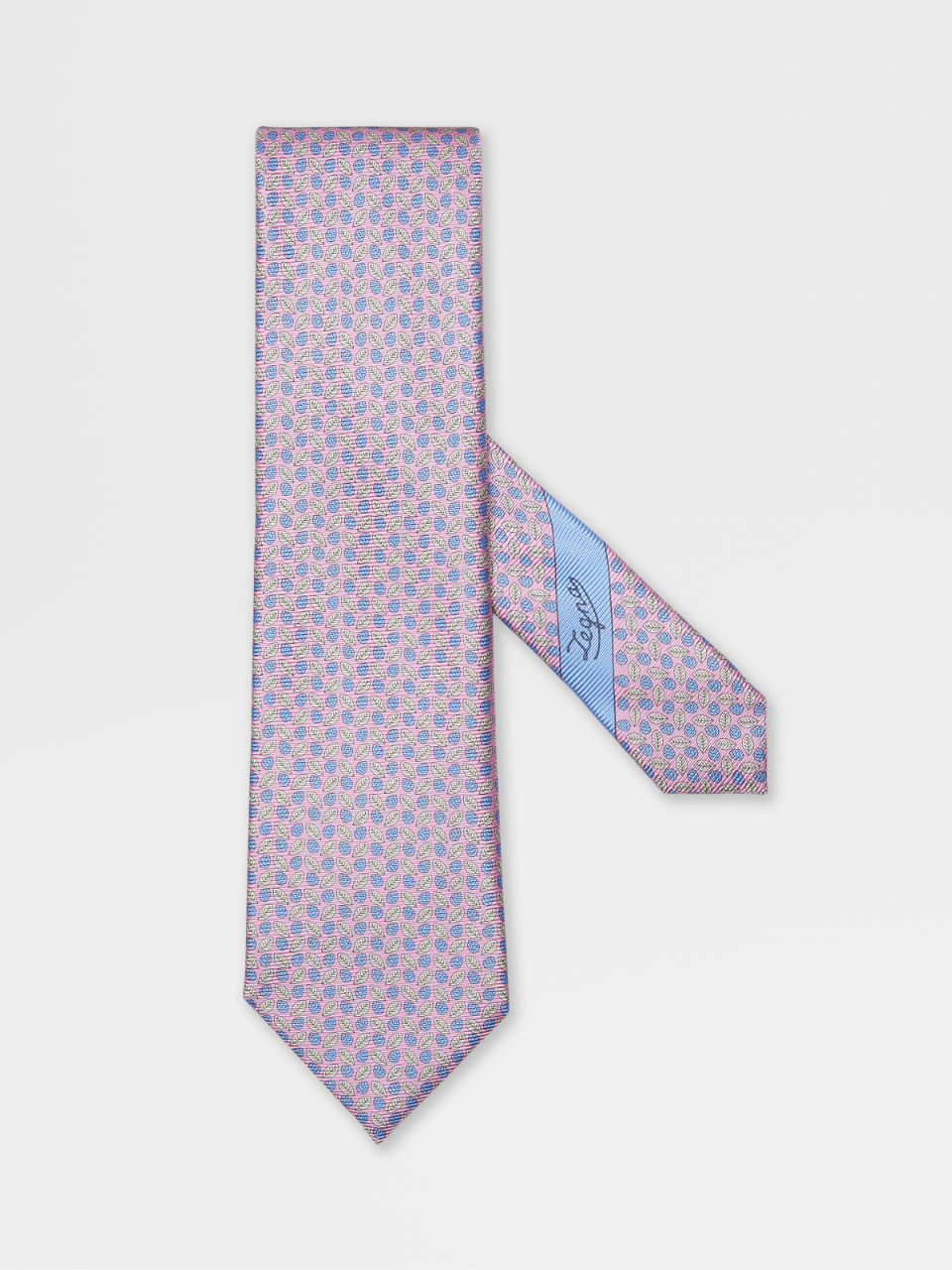 粉色桑蚕丝领带